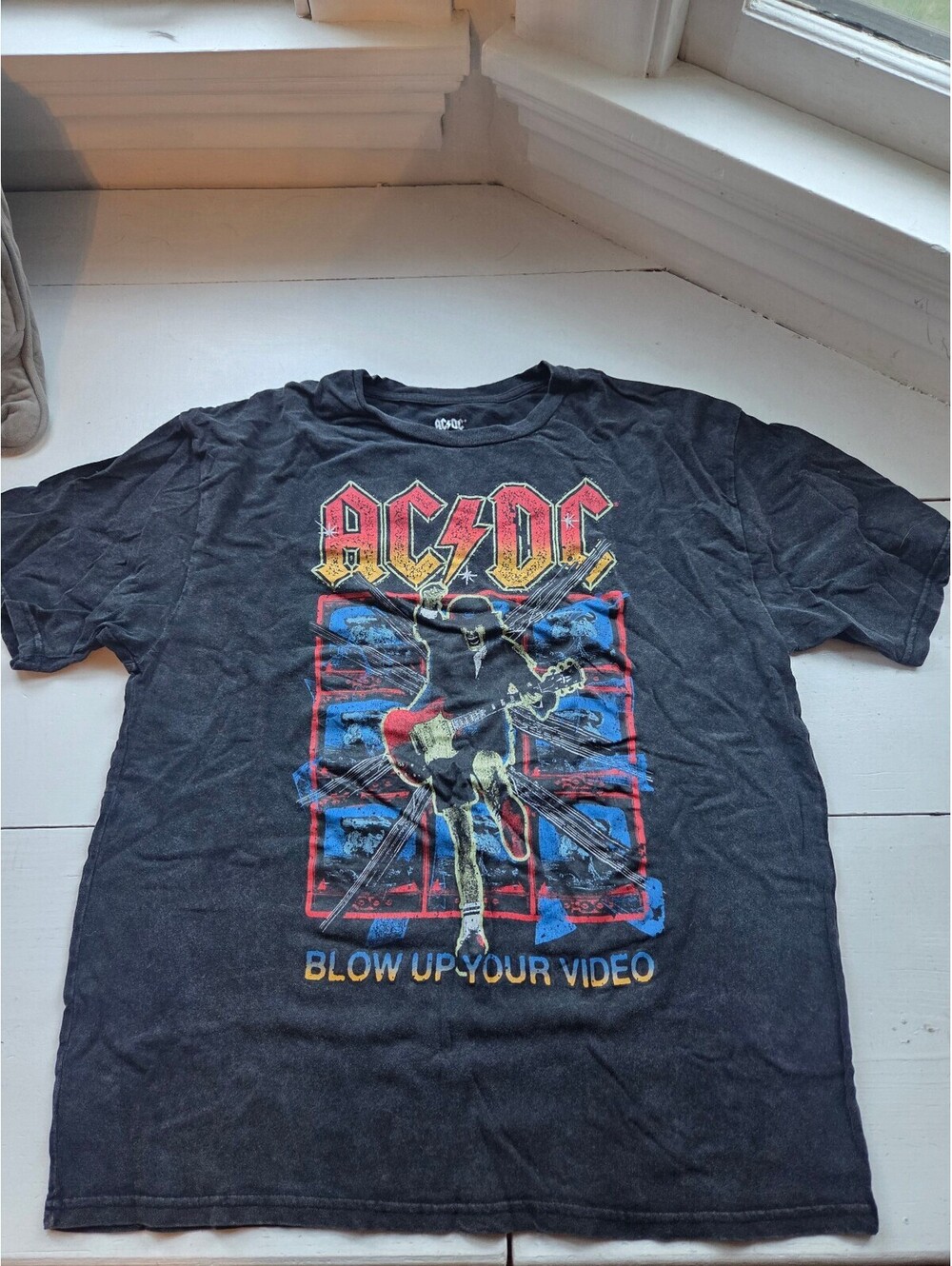 AC/DC Blow Up Your Video North American Tour Graphic T-Shirt Medium